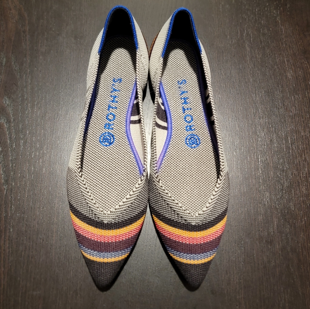 Rothy's Inverse Stripe Points - Size 8 - image 4